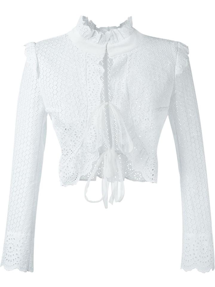 Philosophy Di Lorenzo Serafini Broderie Anglaise Shrug