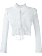 Philosophy Di Lorenzo Serafini Broderie Anglaise Shrug