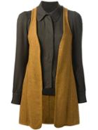 Biba Vintage Waistcoat Suit Set, Women's, Size: 4, Brown