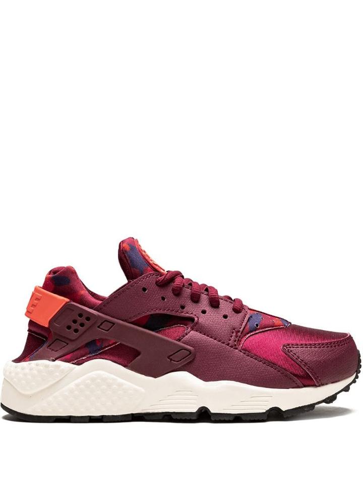Nike Air Huarache Run Print Sneakers - Red