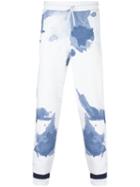 Off-white Spots Print Sweatpants, Men's, Size: Medium, White, Cotton
