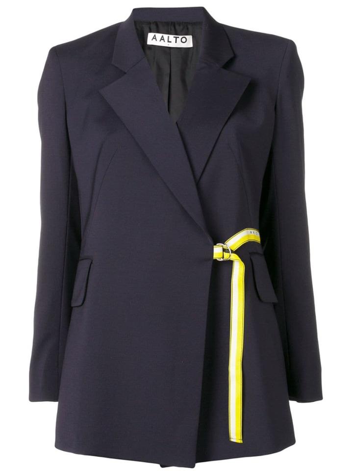 Aalto Tie-fastening Blazer - Blue