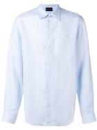 Emporio Armani Classic Button Up Shirt - Blue
