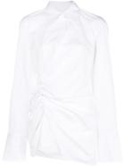 Helmut Lang Ruched Shirt - White