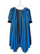 Givenchy Kids Teen Pleated Midi Dress - Blue