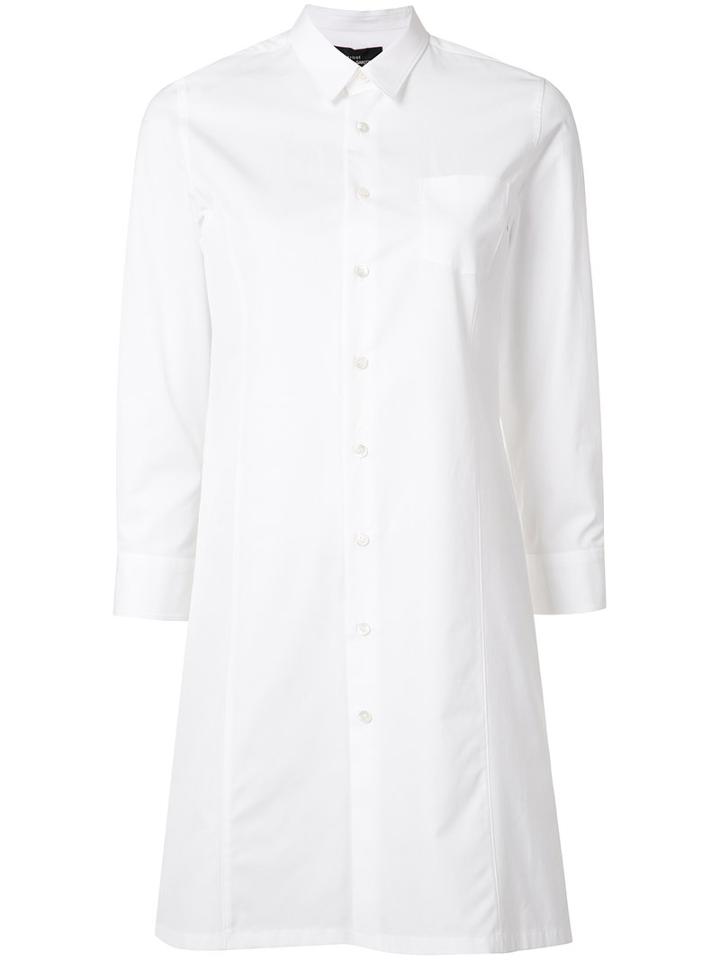 Comme Des Garçons Tricot Shirt Dress, Women's, Size: Small, White, Cotton
