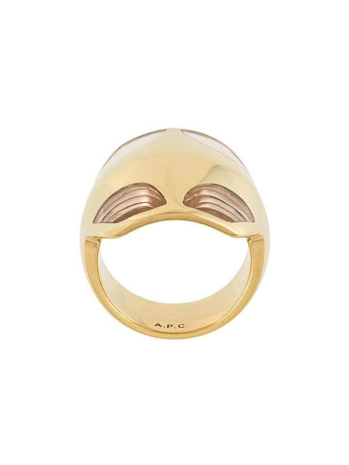 A.p.c. 'mastic' Ring - Yellow & Orange