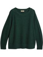Burberry Melange Sweater - Green