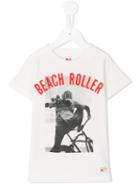 American Outfitters Kids Beach Roller Print T-shirt, Boy's, Size: 8 Yrs, White