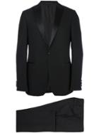 Z Zegna Tailored Dinner Suit, Men's, Size: 52, Black, Acetate/viscose/wool