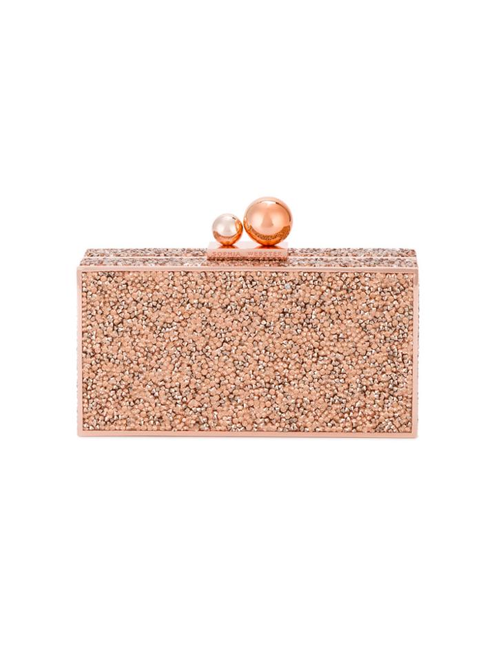 Sophia Webster Studded Box Clutch - Metallic
