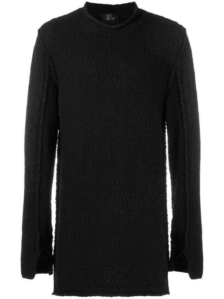 Lost & Found Ria Dunn Longline Sweater - Black
