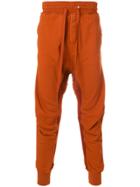 Haider Ackermann Distressed Detail Drop Crotch Pants - Yellow & Orange
