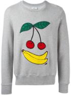 Ami Alexandre Mattiussi Cherries And Banana Embroidered Sweatshirt