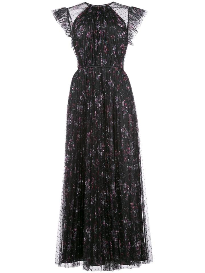 Jill Jill Stuart Pleated Midi Dress - Black
