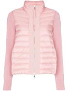 Moncler Maglia Zip-up Sweater - Pink