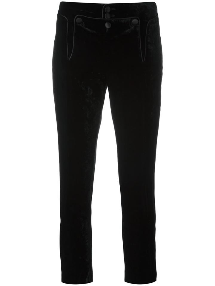 Dsquared2 'victorian' Cropped Trousers - Black