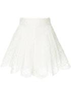 Zimmermann Bowie Scallop Skirt - White
