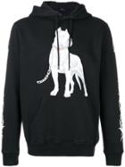 Marcelo Burlon County Of Milan Dog Print Hooded Sweatshirt - Black