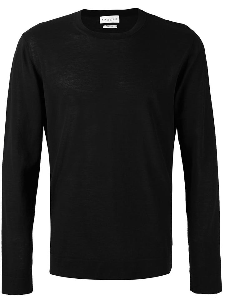 Ballantyne - Fine Knit Jumper - Men - Cotton - 54, Blue, Cotton