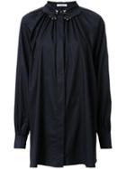Vivetta 'ruchetta' Shirt, Women's, Size: 48, Black, Cotton/spandex/elastane