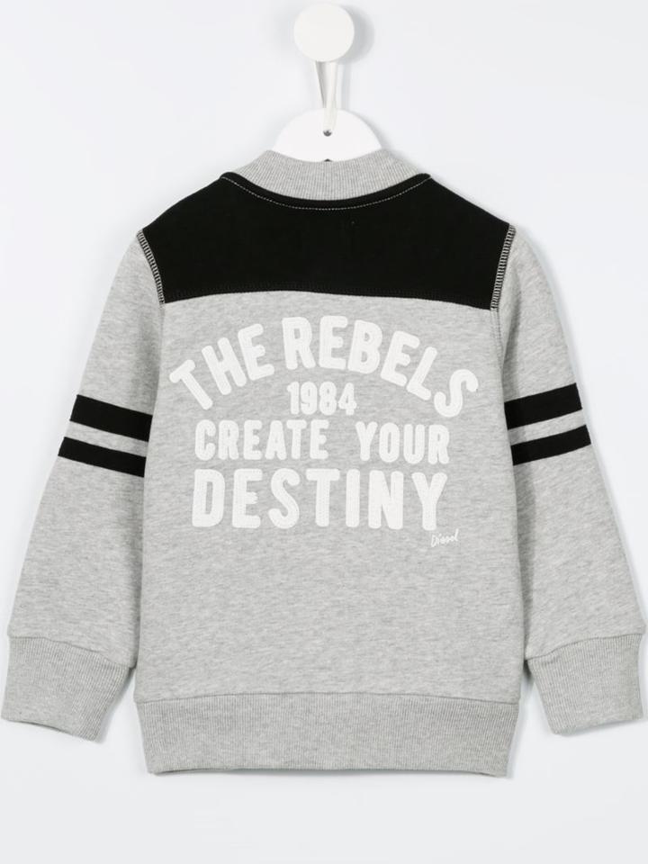 Diesel Kids Mohican Badge Cardigan