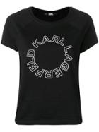 Karl Lagerfeld Circle Logo T-shirt - Black