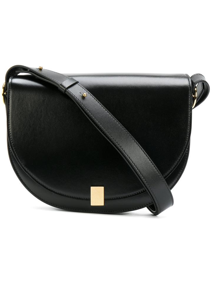 Victoria Beckham - Shoulder Saddle Bag - Women - Calf Leather/calf Suede - One Size, Black, Calf Leather/calf Suede