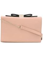 See By Chloé - 'nora' Bow Bag - Women - Cotton/leather - One Size, Women's, Pink/purple, Cotton/leather
