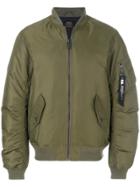 Carhartt Gathered Sleeve Bomber Jacket - Green