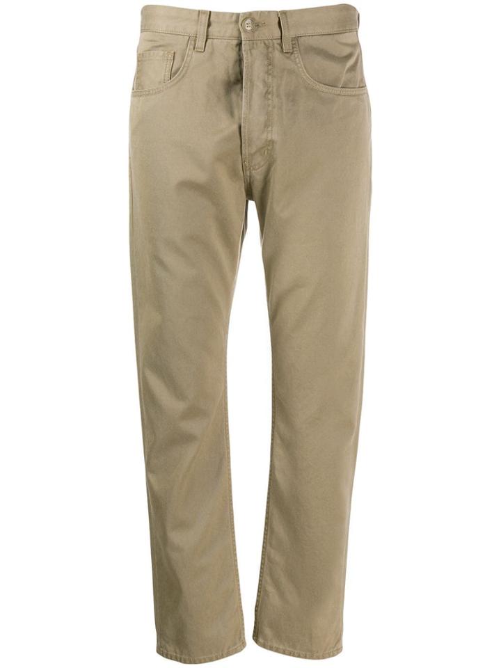 Haikure Slim-fit Trousers - Neutrals