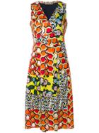 Jour/né Multi Print Wrap Dress - Multicolour