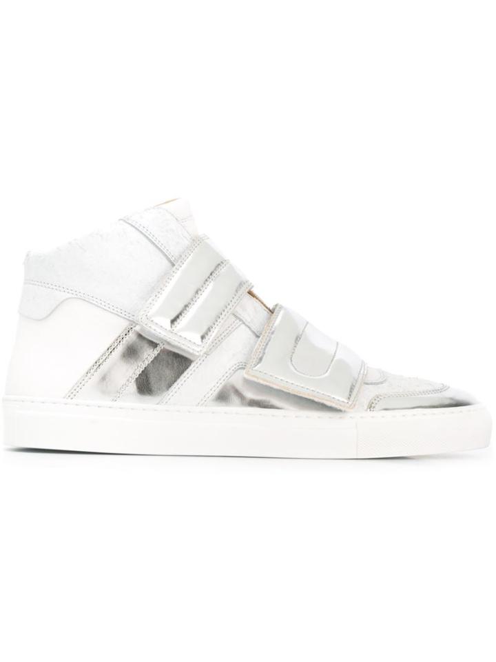 Mm6 Maison Margiela Panelled Hi-top Sneakers
