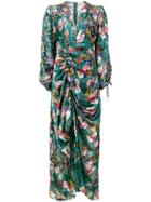 Preen By Thornton Bregazzi Opal Floral Print Silk Midi Dress -