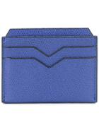 Valextra Flat Cardholder - Blue