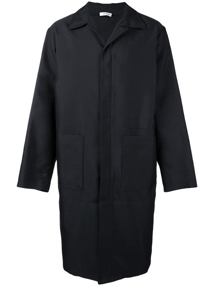 Jil Sander Oversized Single-breasted Coat - Black