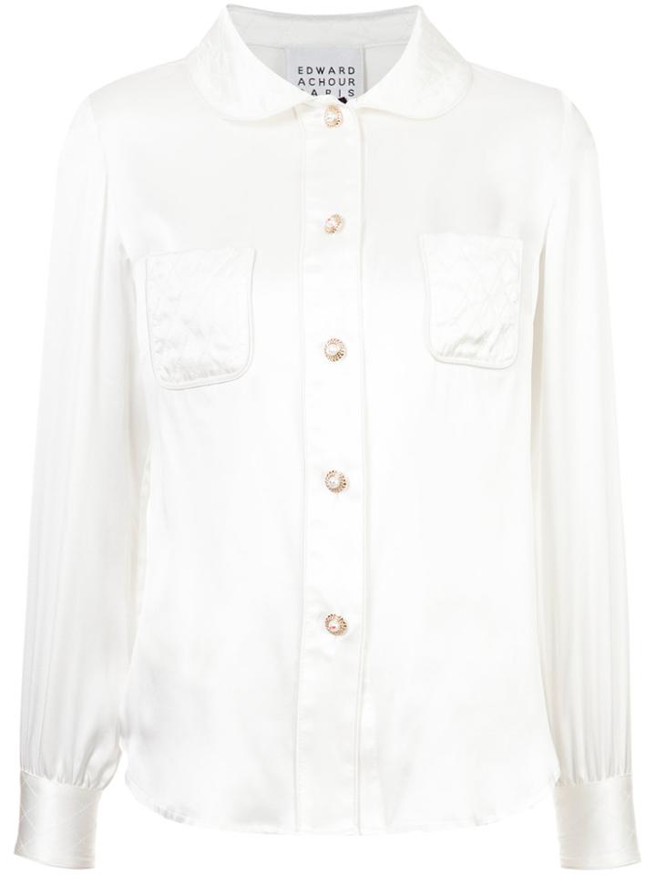 Edward Achour Paris Classic Shirt - White