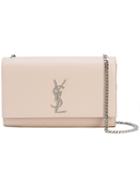Saint Laurent Kate Monogram Shoulder Bag - Pink & Purple