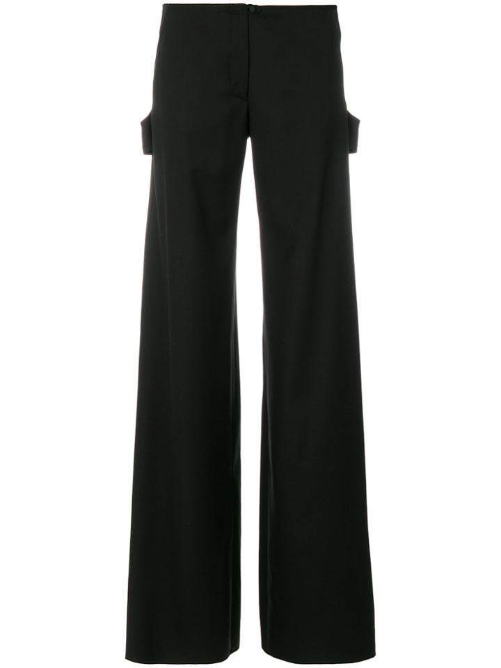 Giacobino Tailored Palazzo Trousers - Black