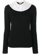 Temperley London Bliss Collar Jumper - Black