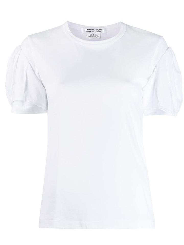 Comme Des Garçons Comme Des Garçons Puff Sleeve T-shirt - White