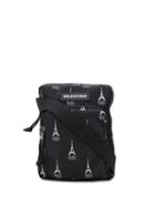 Balenciaga Explorer Crossbody Messenger Bag - Black