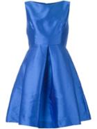 P.a.r.o.s.h. Sleeveless Flared Dress, Women's, Size: Medium, Blue, Polyester/silk/acetate/polyamide