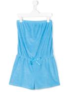 Ralph Lauren Kids Velour Playsuit, Girl's, Size: 16 Yrs, Blue