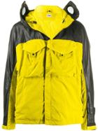 Cp Company Two-tone Hooded Jacket - Green