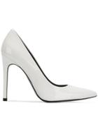 Calvin Klein Jeans Pointed Toe Stiletto Pumps - White