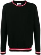 Les Hommes Urban Ribbed Knit Jumper - Black