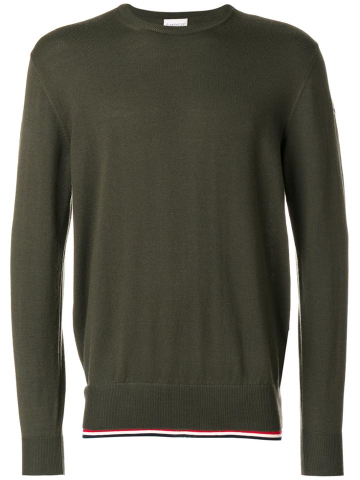Moncler Crew Neck Sweater - Green