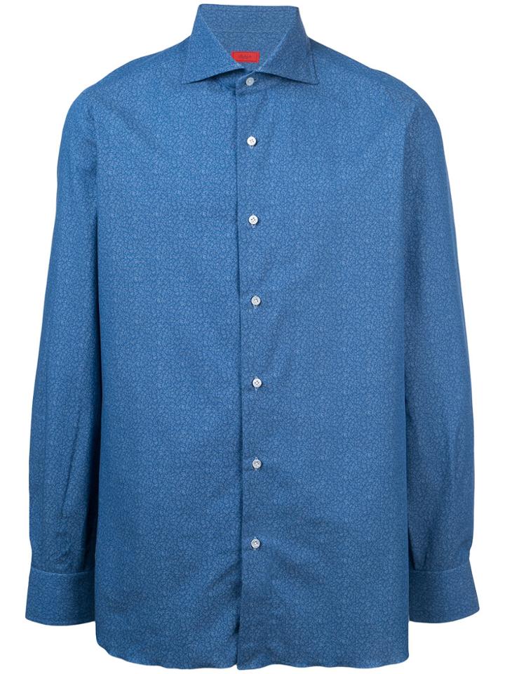 Isaia Longsleeved Shirt - Blue