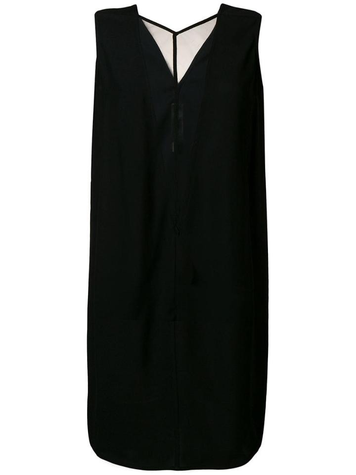 Rick Owens Sheer Panel Dress - Black